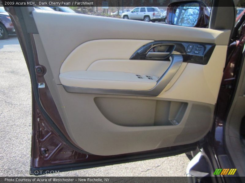Dark Cherry Pearl / Parchment 2009 Acura MDX