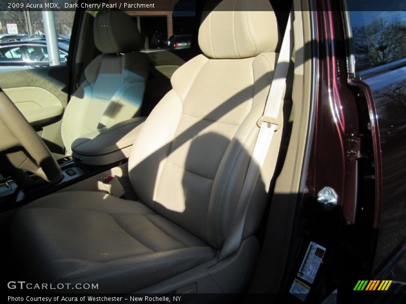 Dark Cherry Pearl / Parchment 2009 Acura MDX
