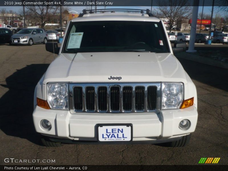 Stone White / Dark Slate Gray 2010 Jeep Commander Sport 4x4