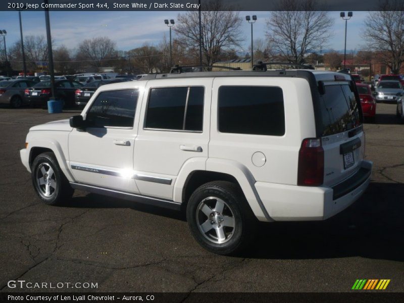 Stone White / Dark Slate Gray 2010 Jeep Commander Sport 4x4