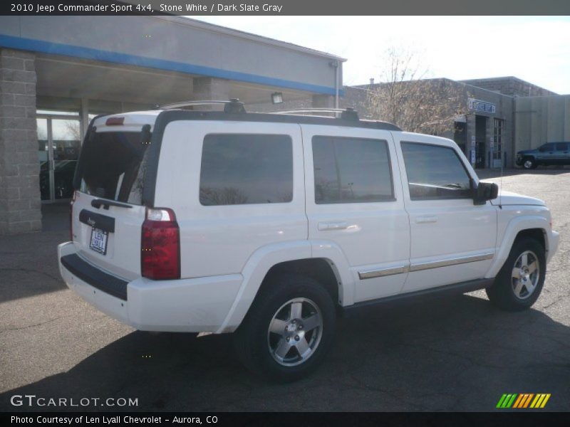 Stone White / Dark Slate Gray 2010 Jeep Commander Sport 4x4