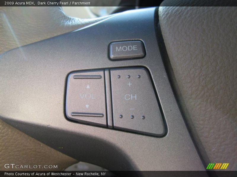 Dark Cherry Pearl / Parchment 2009 Acura MDX