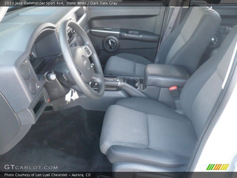 Stone White / Dark Slate Gray 2010 Jeep Commander Sport 4x4