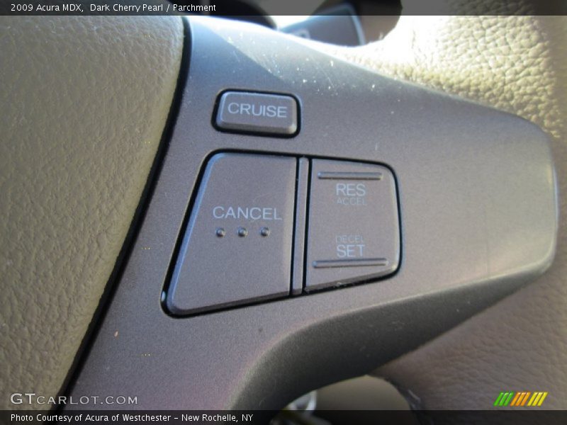 Dark Cherry Pearl / Parchment 2009 Acura MDX
