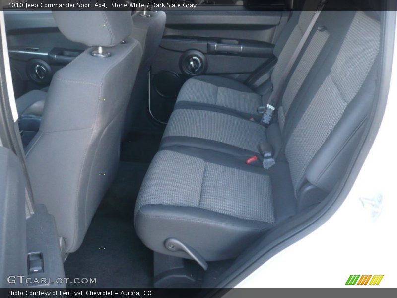 Stone White / Dark Slate Gray 2010 Jeep Commander Sport 4x4