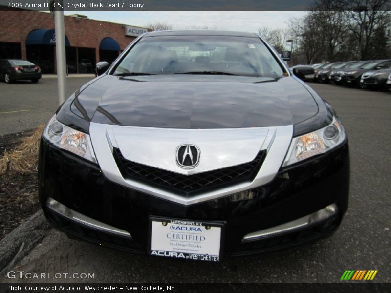 Crystal Black Pearl / Ebony 2009 Acura TL 3.5