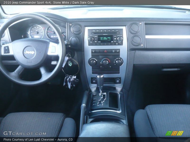 Stone White / Dark Slate Gray 2010 Jeep Commander Sport 4x4