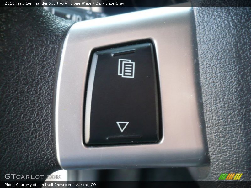 Stone White / Dark Slate Gray 2010 Jeep Commander Sport 4x4