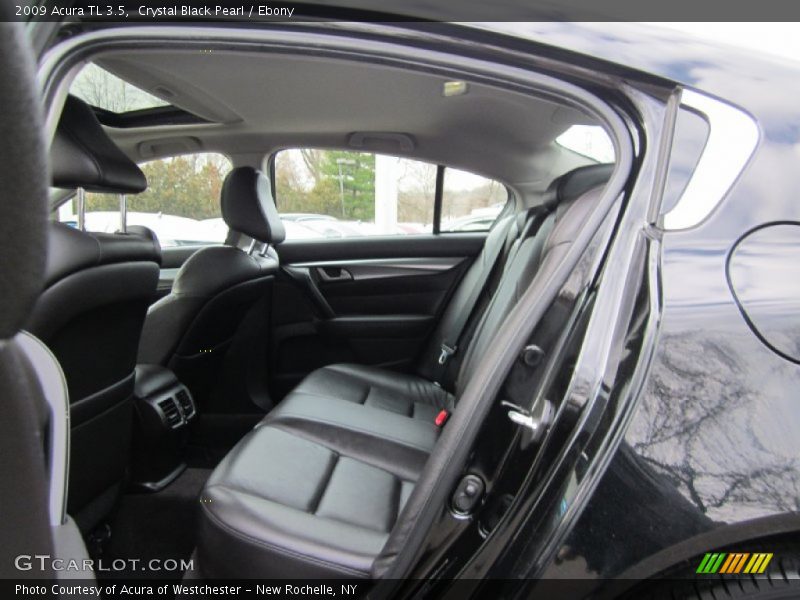 Crystal Black Pearl / Ebony 2009 Acura TL 3.5