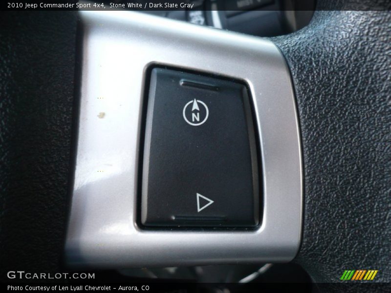 Stone White / Dark Slate Gray 2010 Jeep Commander Sport 4x4