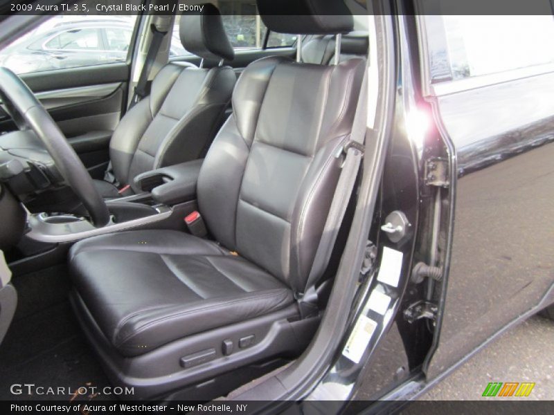 Crystal Black Pearl / Ebony 2009 Acura TL 3.5