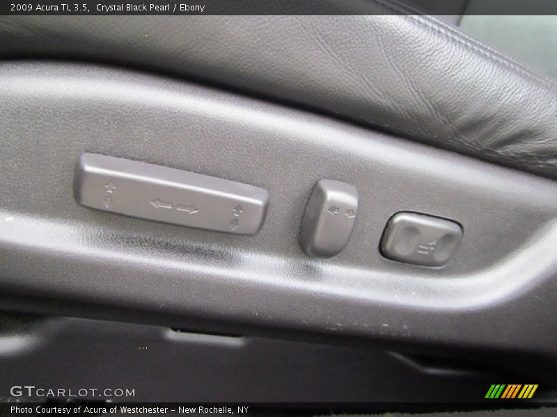 Crystal Black Pearl / Ebony 2009 Acura TL 3.5