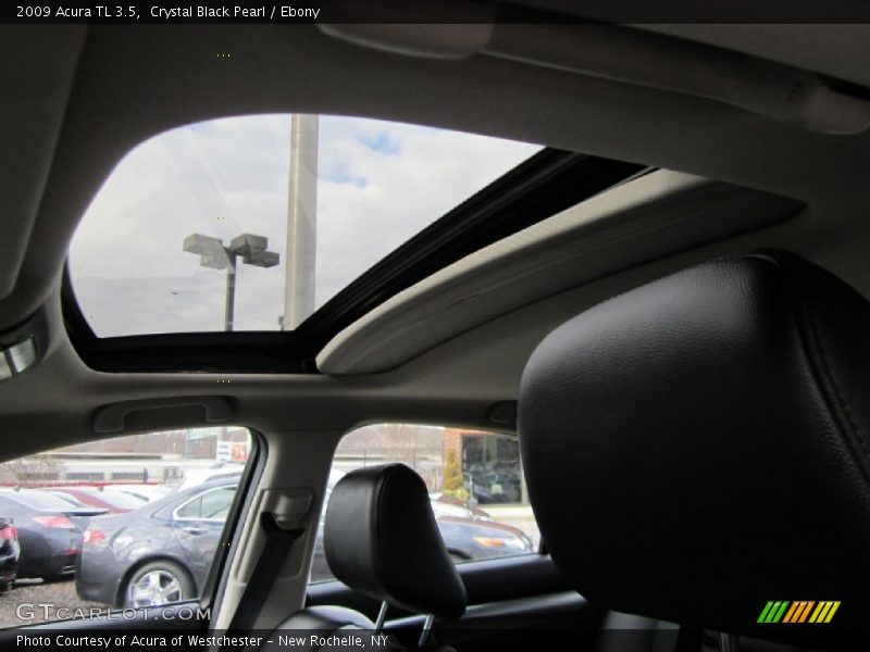 Crystal Black Pearl / Ebony 2009 Acura TL 3.5