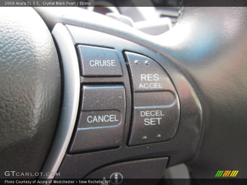 Crystal Black Pearl / Ebony 2009 Acura TL 3.5