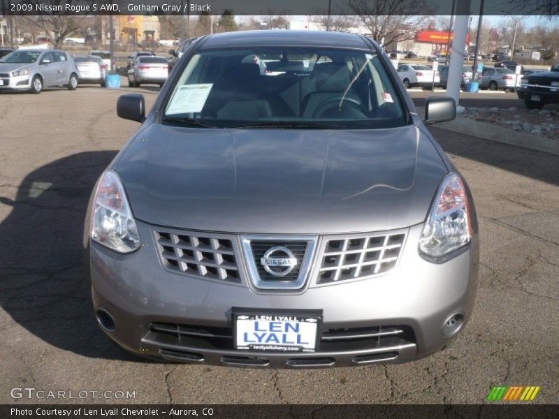Gotham Gray / Black 2009 Nissan Rogue S AWD