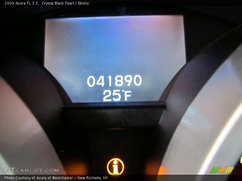 Crystal Black Pearl / Ebony 2009 Acura TL 3.5