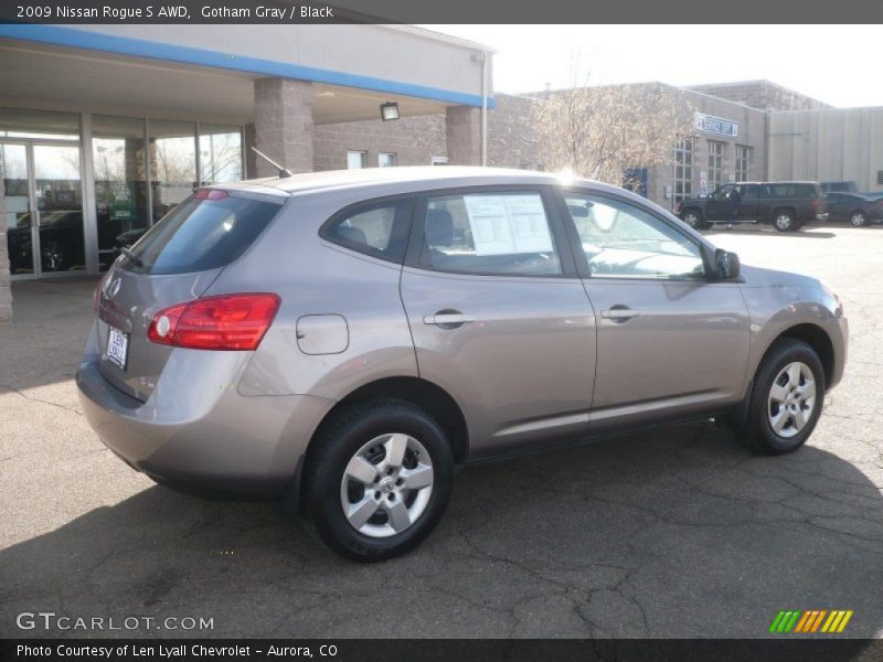 Gotham Gray / Black 2009 Nissan Rogue S AWD