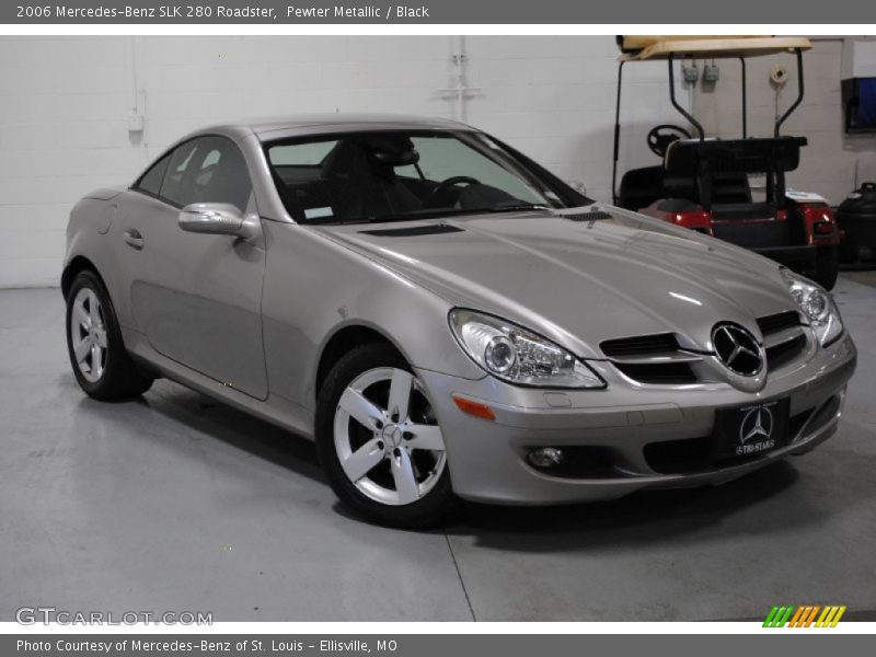 Pewter Metallic / Black 2006 Mercedes-Benz SLK 280 Roadster