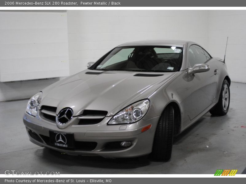 Pewter Metallic / Black 2006 Mercedes-Benz SLK 280 Roadster