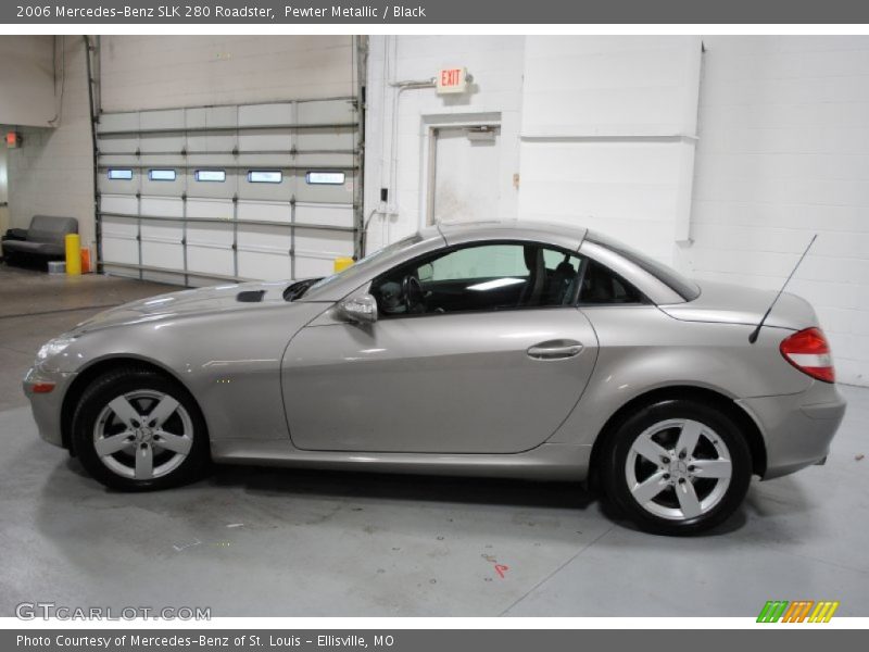 Pewter Metallic / Black 2006 Mercedes-Benz SLK 280 Roadster