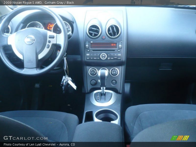 Gotham Gray / Black 2009 Nissan Rogue S AWD