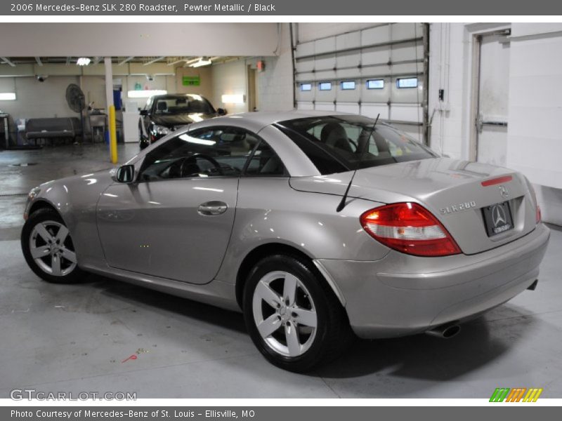 Pewter Metallic / Black 2006 Mercedes-Benz SLK 280 Roadster