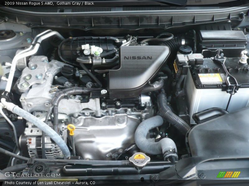 Gotham Gray / Black 2009 Nissan Rogue S AWD