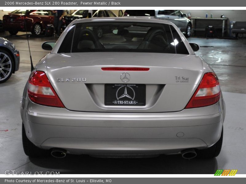 Pewter Metallic / Black 2006 Mercedes-Benz SLK 280 Roadster