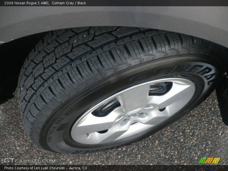 Gotham Gray / Black 2009 Nissan Rogue S AWD