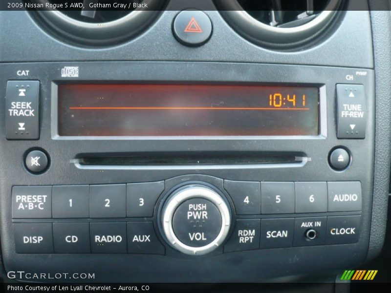 Gotham Gray / Black 2009 Nissan Rogue S AWD