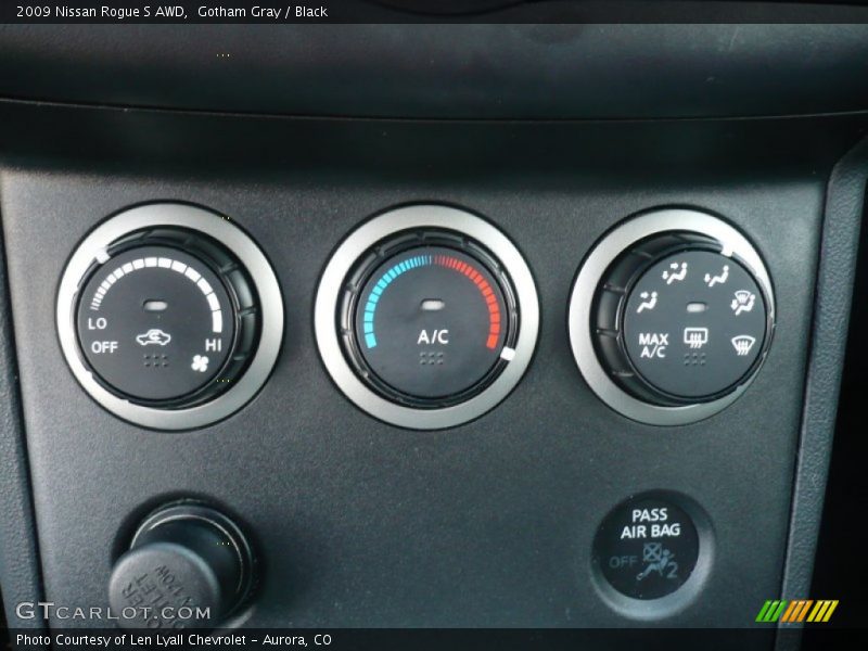 Gotham Gray / Black 2009 Nissan Rogue S AWD