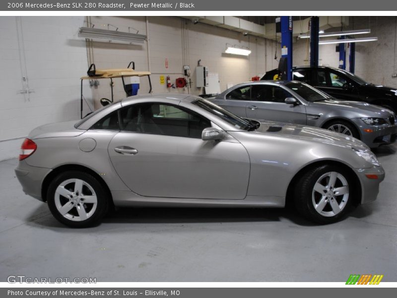 Pewter Metallic / Black 2006 Mercedes-Benz SLK 280 Roadster