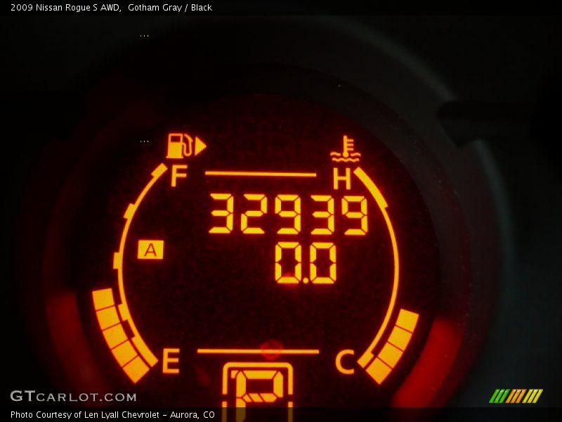 Gotham Gray / Black 2009 Nissan Rogue S AWD