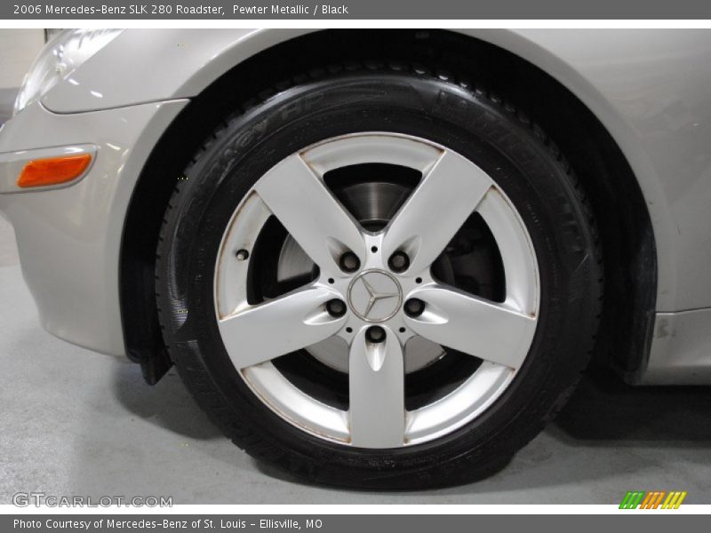 Pewter Metallic / Black 2006 Mercedes-Benz SLK 280 Roadster