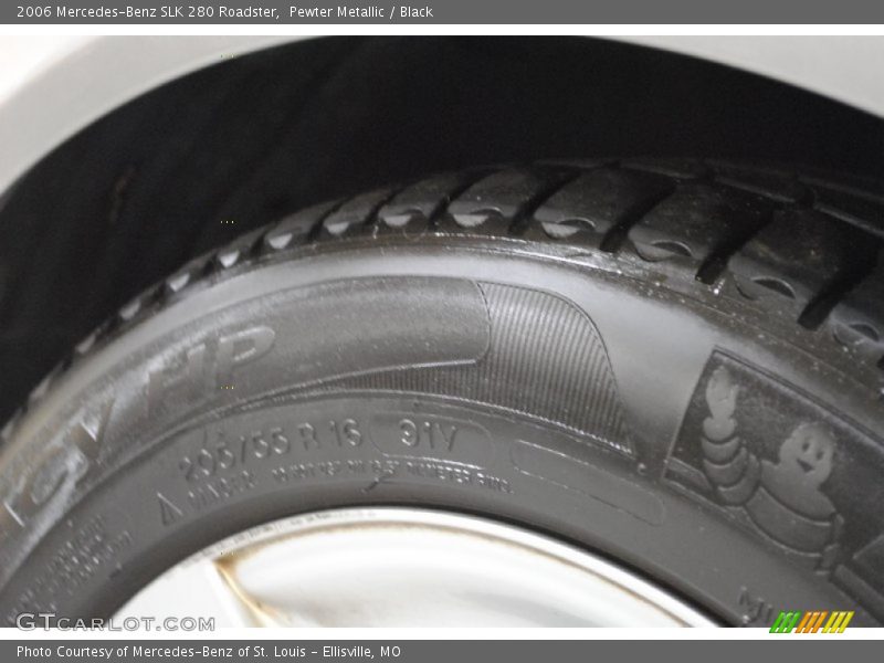 Pewter Metallic / Black 2006 Mercedes-Benz SLK 280 Roadster