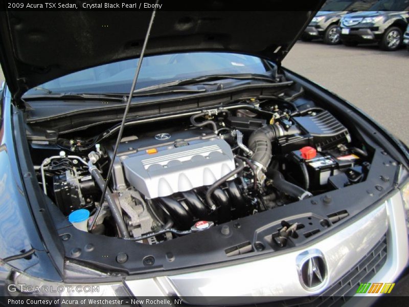 Crystal Black Pearl / Ebony 2009 Acura TSX Sedan