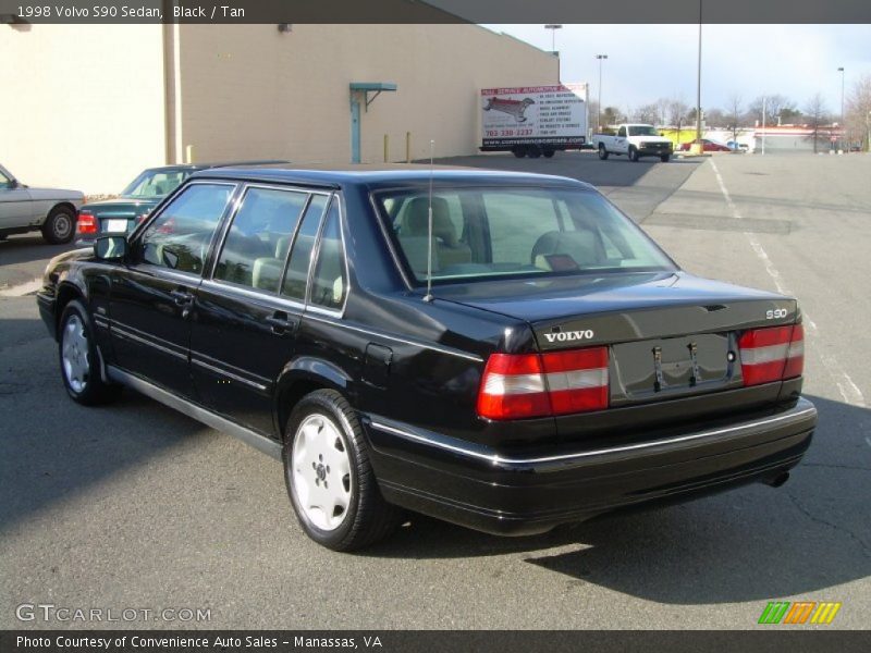 Black / Tan 1998 Volvo S90 Sedan