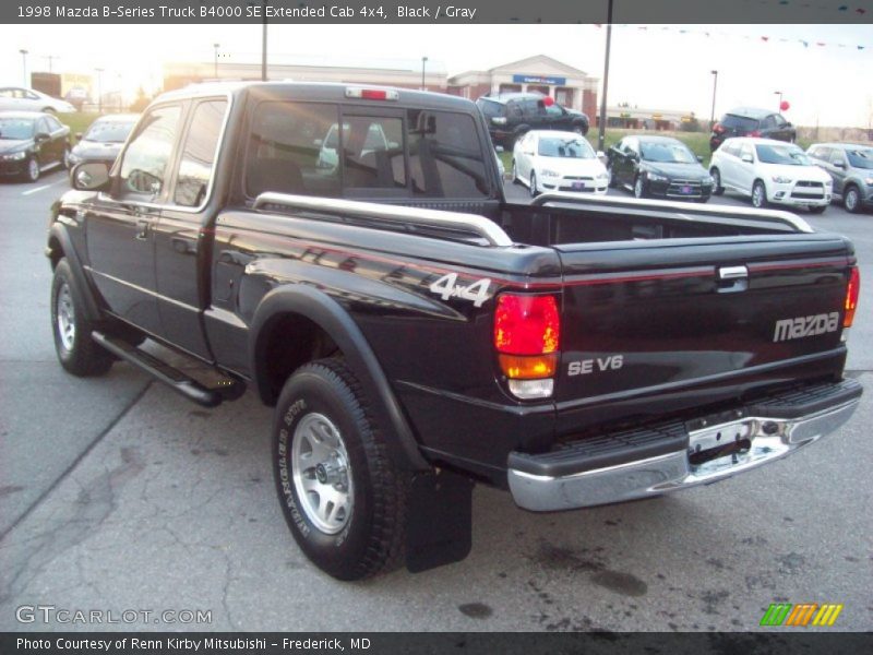 Black / Gray 1998 Mazda B-Series Truck B4000 SE Extended Cab 4x4