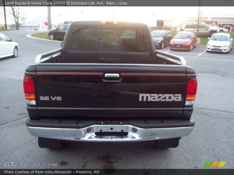 Black / Gray 1998 Mazda B-Series Truck B4000 SE Extended Cab 4x4