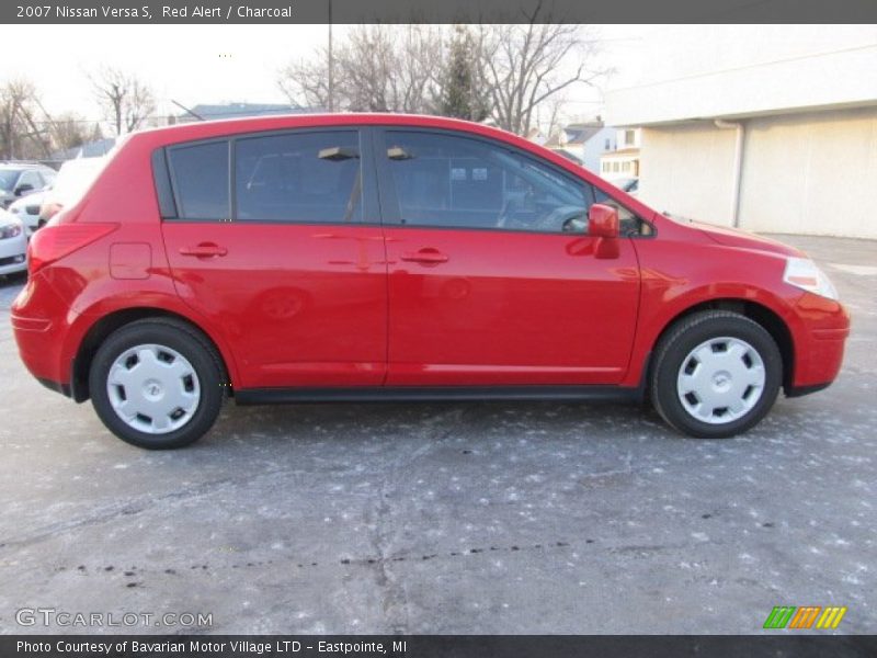 Red Alert / Charcoal 2007 Nissan Versa S