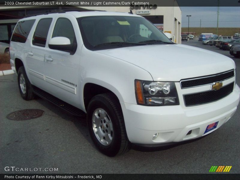 Summit White / Light Cashmere/Dark Cashmere 2009 Chevrolet Suburban LT 4x4