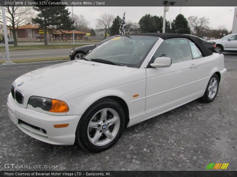 Alpine White / Sand 2003 BMW 3 Series 325i Convertible