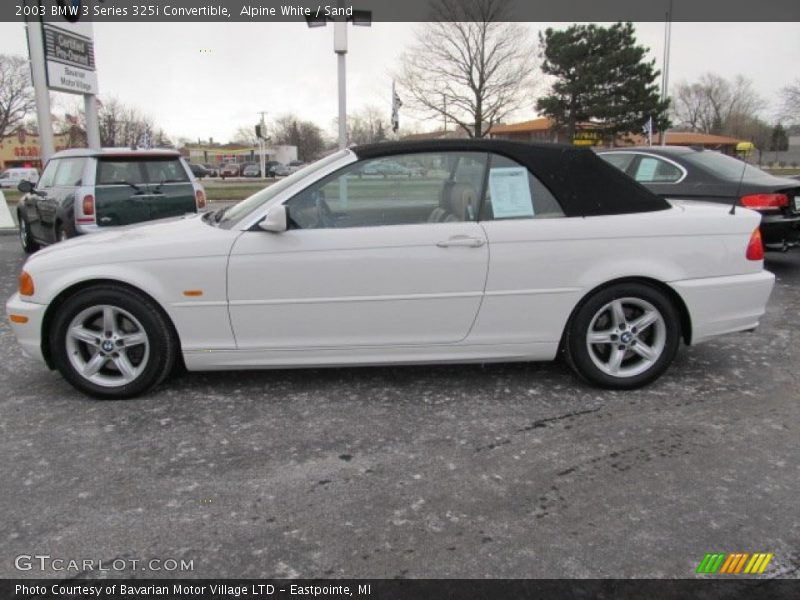 Alpine White / Sand 2003 BMW 3 Series 325i Convertible