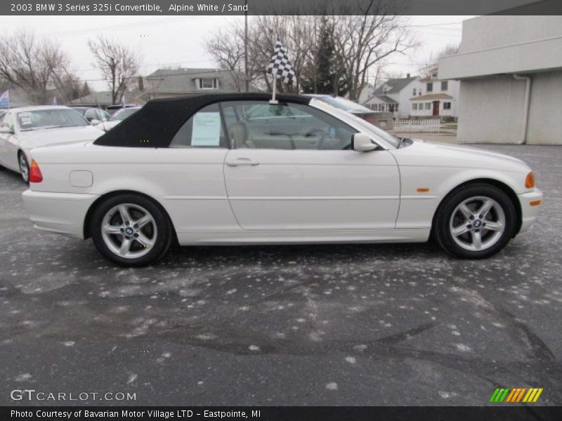 Alpine White / Sand 2003 BMW 3 Series 325i Convertible