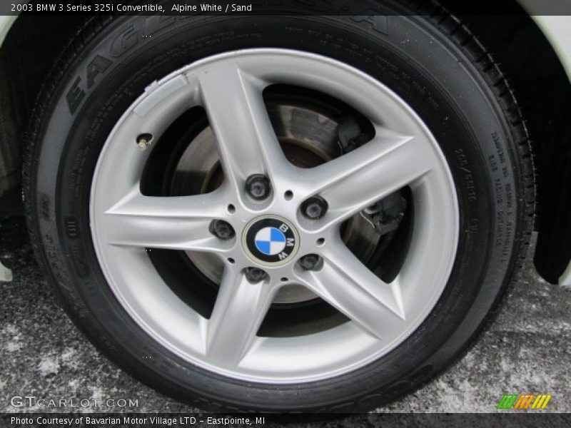 Alpine White / Sand 2003 BMW 3 Series 325i Convertible