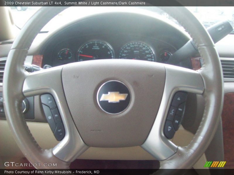 Summit White / Light Cashmere/Dark Cashmere 2009 Chevrolet Suburban LT 4x4