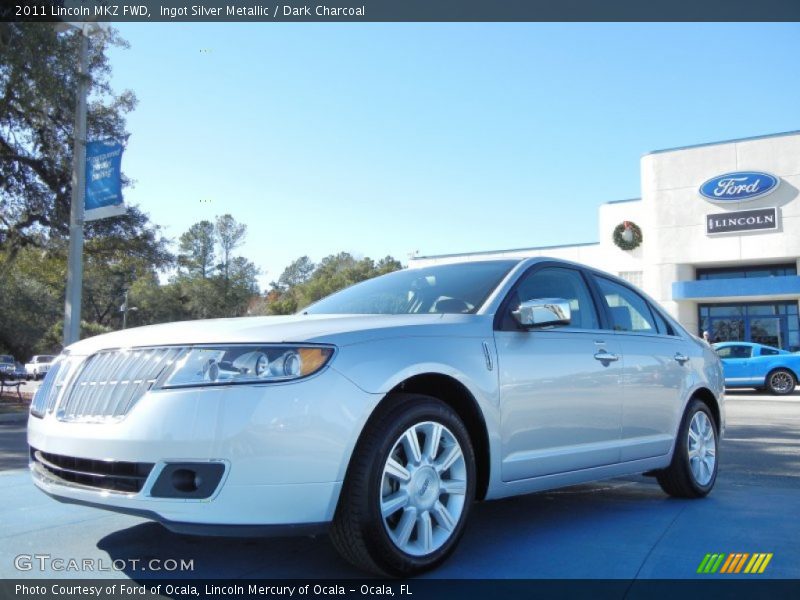 Ingot Silver Metallic / Dark Charcoal 2011 Lincoln MKZ FWD