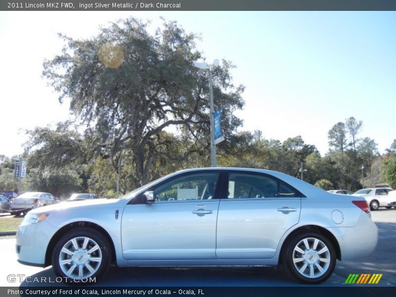 Ingot Silver Metallic / Dark Charcoal 2011 Lincoln MKZ FWD