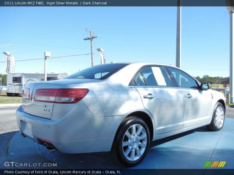 Ingot Silver Metallic / Dark Charcoal 2011 Lincoln MKZ FWD