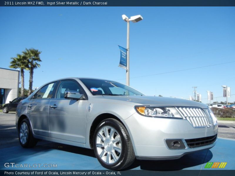 Ingot Silver Metallic / Dark Charcoal 2011 Lincoln MKZ FWD